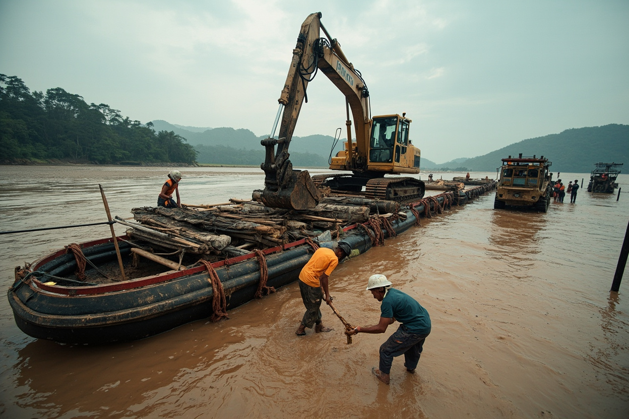 LCT unloading equipment
